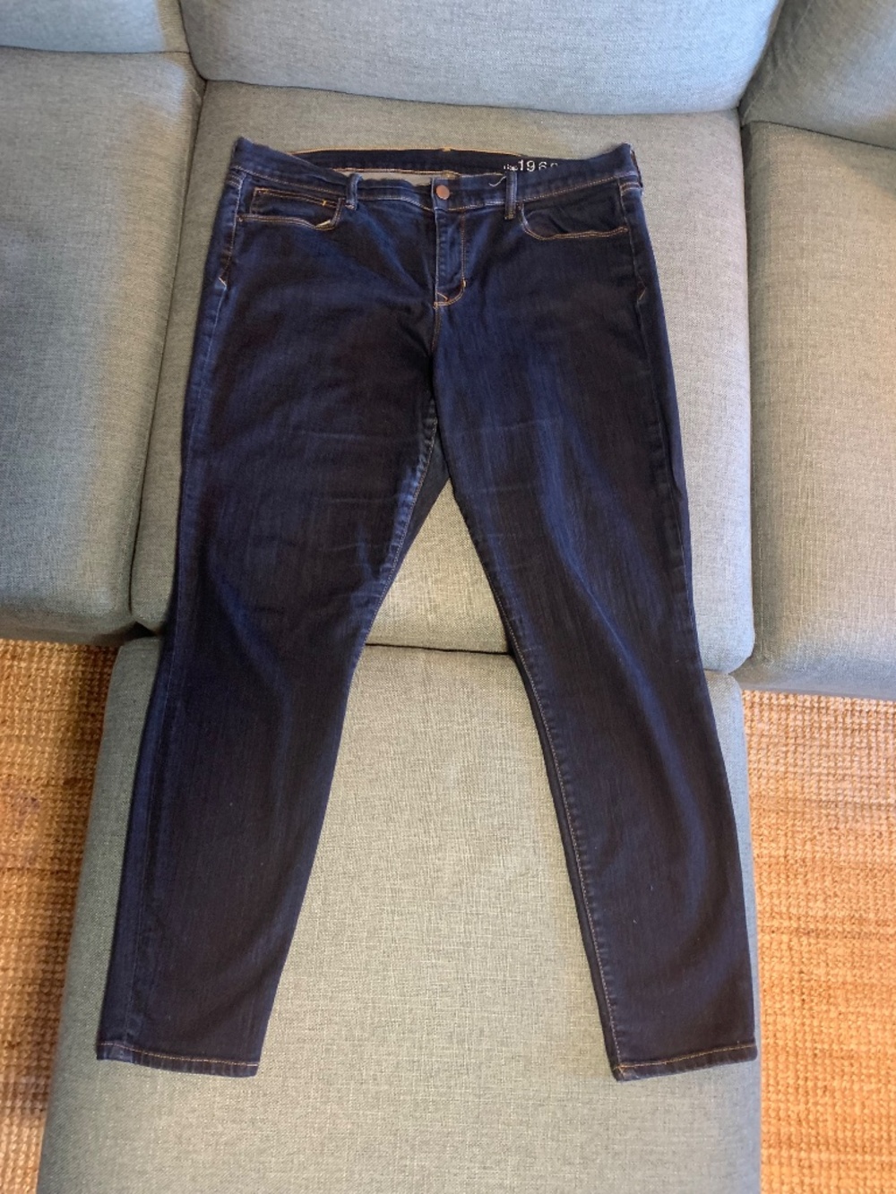 GAP 1969 Denim Legging Jeans, size 34r
